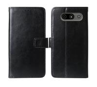 Cheshaoping Flip Premium Retro Business Cuir Housse Coque Etui Cas Couverture Protecteur Téléphone Case Portefeuille Cover pour MyPhone 7340 LTE 2.8" (Noir)