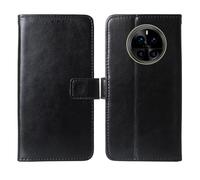 Cheshaoping Flip Premium Retro Business Cuir Housse Coque Etui Cas Couverture Protecteur Téléphone Case Portefeuille Cover pour DOOGEE DK10 Pro 6.67" (Noir)