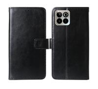 Cheshaoping Flip Premium Retro Business Cuir Housse Coque Etui Cas Couverture Protecteur Téléphone Case Portefeuille Cover pour SPC Zeus 2 Elite 6.7" (Noir)