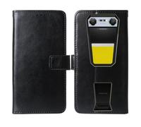 Cheshaoping Flip Premium Retro Business Cuir Housse Coque Etui Cas Couverture Protecteur Téléphone Case Portefeuille Cover pour FOSSiBOT F106 Plus 4G LTE 6.75" (Noir)