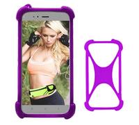 Cheshaoping Housse Case Cover Etui Coque Soft Gel TPU Silicone Bumper Couverture Protecteur Phone Case pour SPC WUUM One 5" Purple