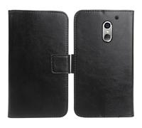 Cheshaoping Housse Coque pour Artfone Smart 500 5" PU Cuir Etui Leather Case Cover Flip Cas Couverture Protecteur Portefeuille Book Wallet (Noir)