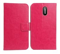 Cheshaoping Housse Coque pour Brondi Amico Home Nero 1.77" PU Cuir Etui Leather Case Cover Flip Cas Couverture Protecteur Portefeuille (Rose)