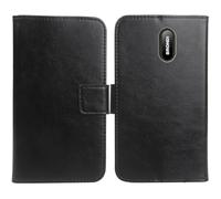 Cheshaoping Housse Coque pour Brondi Amico Home Nero 1.77" PU Cuir Etui Leather Case Cover Flip Cas Couverture Protecteur Portefeuille (Noir)