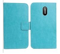 Cheshaoping Housse Coque pour Brondi Amico Home Nero 1.77" PU Cuir Etui Leather Case Cover Flip Cas Couverture Protecteur Portefeuille (Bleu)