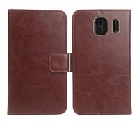 Cheshaoping Housse Coque pour BRONDI Amico Unico+ 2" PU Cuir Etui Leather Case Cover Flip Cas Couverture Protecteur Portefeuille (Brun)