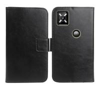 Cheshaoping Housse Coque pour Crosscall Core M6 5.99" PU Cuir Etui Leather Case Cover Flip Cas Couverture Protecteur Portefeuille (Noir)