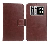 Cheshaoping Housse Coque pour CUBOT P90 6.88" PU Cuir Etui Leather Case Cover Flip Cas Couverture Protecteur Portefeuille (Brun)