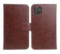 Cheshaoping Housse Coque pour Emporia Smart.7 Lite / E7 Lite/Smart.ME7 5.45" PU Cuir Etui Leather Case Cover Flip Cas Couverture Protecteur Portefeuille (Brun)