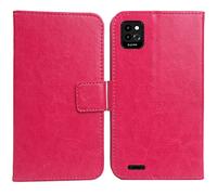 Cheshaoping Housse Coque pour Energizer Ultimate U506s 5" PU Cuir Etui Leather Case Cover Flip Cas Couverture Protecteur Portefeuille Book Wallet (Rose)