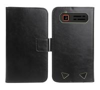 Cheshaoping Housse Coque pour Gigaset GLX8 Plus 2.4" PU Cuir Etui Leather Case Cover Flip Cas Couverture Protecteur Portefeuille (Noir)