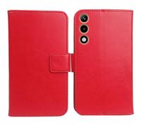 Cheshaoping Housse Coque pour Hammer Ventus 5G 6.77" PU Cuir Etui Leather Case Cover Flip Cas Couverture Protecteur Portefeuille (Rouge)