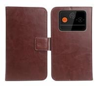 Cheshaoping Housse Coque pour iHunt Primo 4G 2.4" PU Cuir Etui Leather Case Cover Flip Cas Couverture Protecteur Portefeuille (Brun)