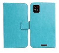 Cheshaoping Housse Coque pour Konrow Touch 55 / Konrow Touch 55 Plus/Konrow NEOW 5.5" PU Cuir Etui Leather Case Cover Flip Cas Couverture Protecteur Portefeuille (Bleu)