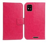 Cheshaoping Housse Coque pour Konrow Touch 55 / Konrow Touch 55 Plus/Konrow NEOW 5.5" PU Cuir Etui Leather Case Cover Flip Cas Couverture Protecteur Portefeuille (Rose)