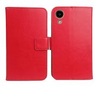 Cheshaoping Housse Coque pour Kyocera Digno SX5 6.1" PU Cuir Etui Leather Case Cover Flip Cas Couverture Protecteur Portefeuille (Rouge)