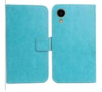 Cheshaoping Housse Coque pour Kyocera Digno SX5 6.1" PU Cuir Etui Leather Case Cover Flip Cas Couverture Protecteur Portefeuille (Bleu)