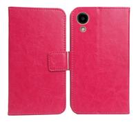 Cheshaoping Housse Coque pour Kyocera Digno SX5 6.1" PU Cuir Etui Leather Case Cover Flip Cas Couverture Protecteur Portefeuille (Rose)