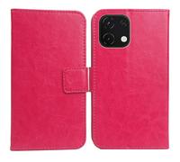 Cheshaoping Housse Coque pour Logicom Cosmo M2 Pro 6.75" PU Cuir Etui Leather Case Cover Flip Cas Couverture Protecteur Portefeuille (Rose)