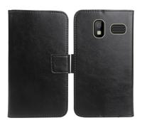 Cheshaoping Housse Coque pour Logicom Le XTREM 40 / Logicom Le XTREM 40 Pro 2.4" PU Cuir Etui Leather Case Cover Flip Cas Couverture Protecteur Portefeuille (Noir)