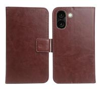 Cheshaoping Housse Coque pour Logicom Orion E1 6.75" PU Cuir Etui Leather Case Cover Flip Cas Couverture Protecteur Portefeuille (Brun)