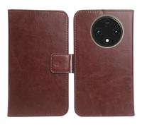 Cheshaoping Housse Coque pour Logicom Vision X3 Max 6.9" PU Cuir Etui Leather Case Cover Flip Cas Couverture Protecteur Portefeuille (Brun)