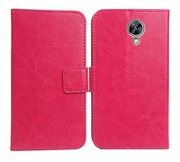 Cheshaoping Housse Coque pour Maxcom MS572 4G 5.71" PU Cuir Etui Leather Case Cover Flip Cas Couverture Protecteur Portefeuille (Rose)