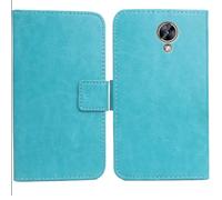 Cheshaoping Housse Coque pour Maxcom MS572 4G 5.71" PU Cuir Etui Leather Case Cover Flip Cas Couverture Protecteur Portefeuille (Bleu)