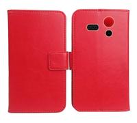 Cheshaoping Housse Coque pour Olympia Star 2.4" PU Cuir Etui Leather Case Cover Flip Cas Couverture Protecteur Portefeuille (Rouge)