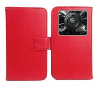 Cheshaoping Housse Coque pour Oukitel C60 / C60 Pro 6.88" PU Cuir Etui Leather Case Cover Flip Cas Couverture Protecteur Portefeuille (Rouge)