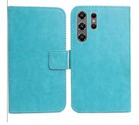 Cheshaoping Housse Coque pour Oukitel C61 Pro 6.88" PU Cuir Etui Leather Case Cover Flip Cas Couverture Protecteur Portefeuille (Bleu)