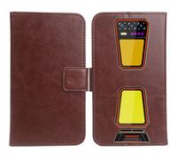 Cheshaoping Housse Coque pour Oukitel WP58 Pro 5G 6.7" PU Cuir Etui Leather Case Cover Flip Cas Couverture Protecteur Portefeuille (Brun)