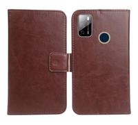 Cheshaoping Housse Coque pour Qubo P668 / QUBO X668 6.53" PU Cuir Etui Leather Case Cover Flip Cas Couverture Protecteur Portefeuille (Brun)