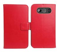 Cheshaoping Housse Coque pour SPC Fortune 2 Max 2.4" PU Cuir Etui Leather Case Cover Flip Cas Couverture Protecteur Portefeuille (Rouge)