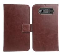 Cheshaoping Housse Coque pour SPC Fortune 2 Max 2.4" PU Cuir Etui Leather Case Cover Flip Cas Couverture Protecteur Portefeuille (Brun)