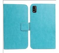 Cheshaoping Housse Coque pour SPC Smart Pro/SPC Smart Ultimate 6.1" PU Cuir Etui Leather Case Cover Flip Cas Couverture Protecteur Portefeuille Book Wallet (Bleu)