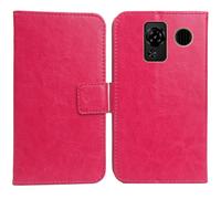 Cheshaoping Housse Coque pour SPC Talk 2 / Talk 2 GO 1.77" PU Cuir Etui Leather Case Cover Flip Cas Couverture Protecteur Portefeuille (Rose)