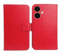 Cheshaoping Housse Coque pour SPC ZEUS 2 Pro 6.1" PU Cuir Etui Leather Case Cover Flip Cas Couverture Protecteur Portefeuille (Rouge)