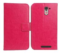 Cheshaoping Housse Coque pour Swissvoice S510 M / S510 C/Amplicomms M510-C / M510-M 5" PU Cuir Etui Leather Case Cover Flip Cas Couverture Protecteur Portefeuille Book Wallet (Rose)