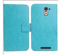 Cheshaoping Housse Coque pour Swissvoice S510 M / S510 C/Amplicomms M510-C / M510-M 5" PU Cuir Etui Leather Case Cover Flip Cas Couverture Protecteur Portefeuille Book Wallet (Bleu)