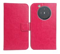 Cheshaoping Housse Coque pour Telstra T-Elite 2 5G 6.7" PU Cuir Etui Leather Case Cover Flip Cas Couverture Protecteur Portefeuille (Rose)
