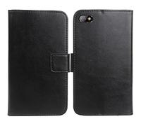 Cheshaoping Housse Coque pour Unihertz Titan Slim 4.2" PU Cuir Etui Leather Case Cover Flip Cas Couverture Protecteur Portefeuille Book Wallet (Noir)