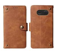 Cheshaoping Housse Téléphone Case Gel Skin pour Emporia Joy LTE 4G 2.8" Coque Étui Cas Couverture Antichoc Cover Case (Marron)