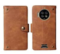 Cheshaoping Housse Téléphone Case Gel Skin pour Energizer Hard Case P28K 6.78" Coque Étui Cas Couverture Antichoc Cover Case (Marron)