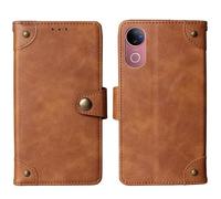 Cheshaoping Housse Téléphone Case Gel Skin pour Jovi V50 6.77" Coque Étui Cas Couverture Antichoc Cover Case (Marron)