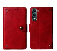 Cheshaoping Housse Téléphone Case Gel Skin pour Jovi Y29s 5G 6.74" Coque Étui Cas Couverture Antichoc Cover Case (Rouge)