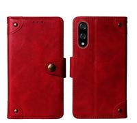 Cheshaoping Housse Téléphone Case Gel Skin pour Kyocera Basio Active3 6.1" Coque Étui Cas Couverture Antichoc Cover Case (Rouge)