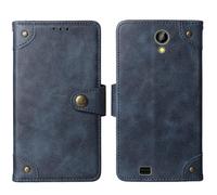Cheshaoping Housse Téléphone Case Gel Skin pour Maxcom Classic MM334 4G 3.2" Coque Étui Cas Couverture Antichoc Cover Case (Bleu)