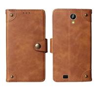 Cheshaoping Housse Téléphone Case Gel Skin pour Maxcom Classic MM334 4G 3.2" Coque Étui Cas Couverture Antichoc Cover Case (Marron)