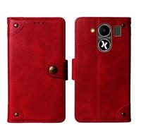 Cheshaoping Housse Téléphone Case Gel Skin pour MaxCom Comfort MM815 2.4" Coque Étui Cas Couverture Antichoc Cover Case (Rouge)
